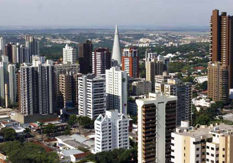 Vista aérea de Maringá / PR - Foto: divulgação