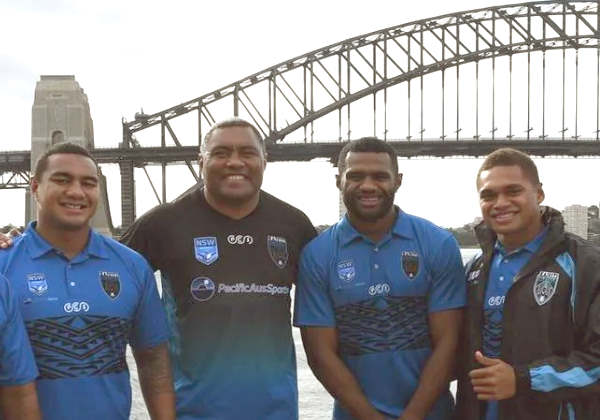 Os jogadores em Sydney Foto: reprodução