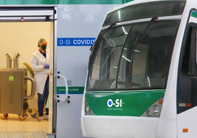 Ônibus transformado em clínica móvel - Foto: Projeto O-SI / divulgação