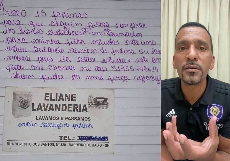 A carta de Eliane e Rick Chester - Fotos: reprodução / Instagram